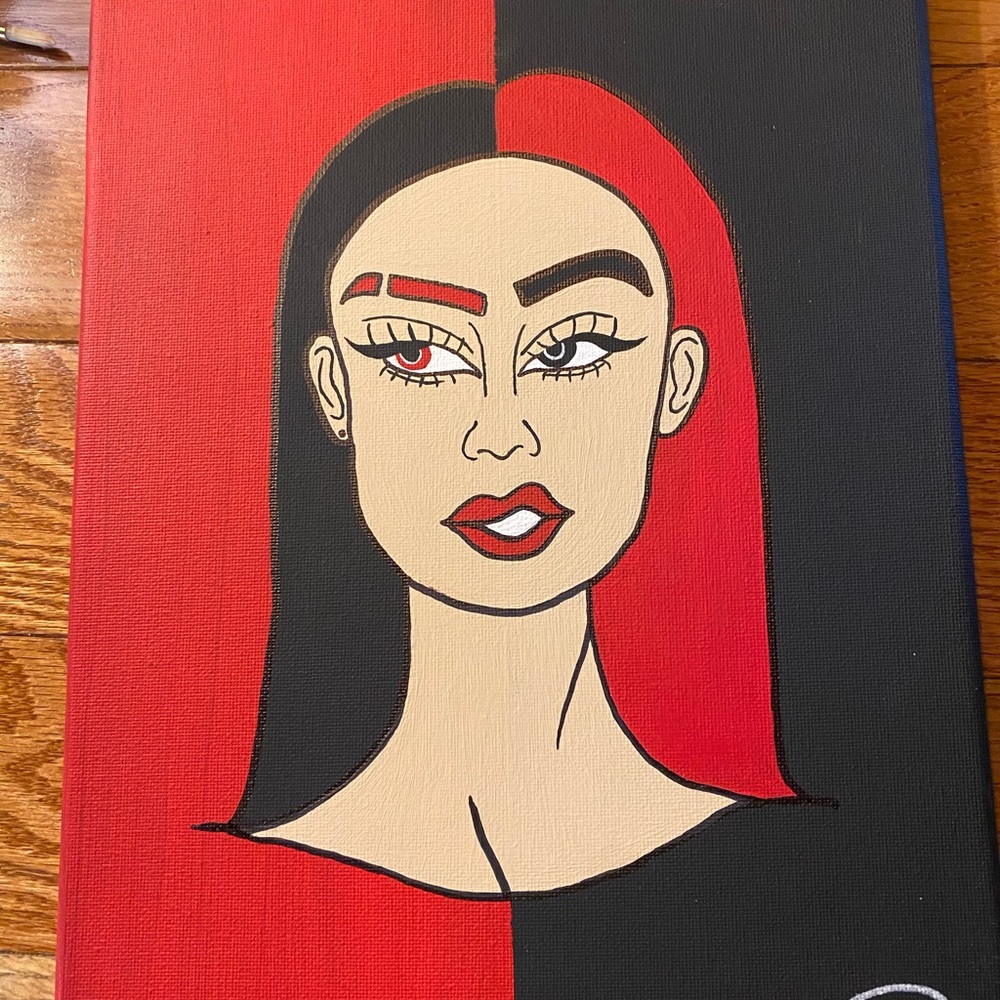 Red & Black Woman